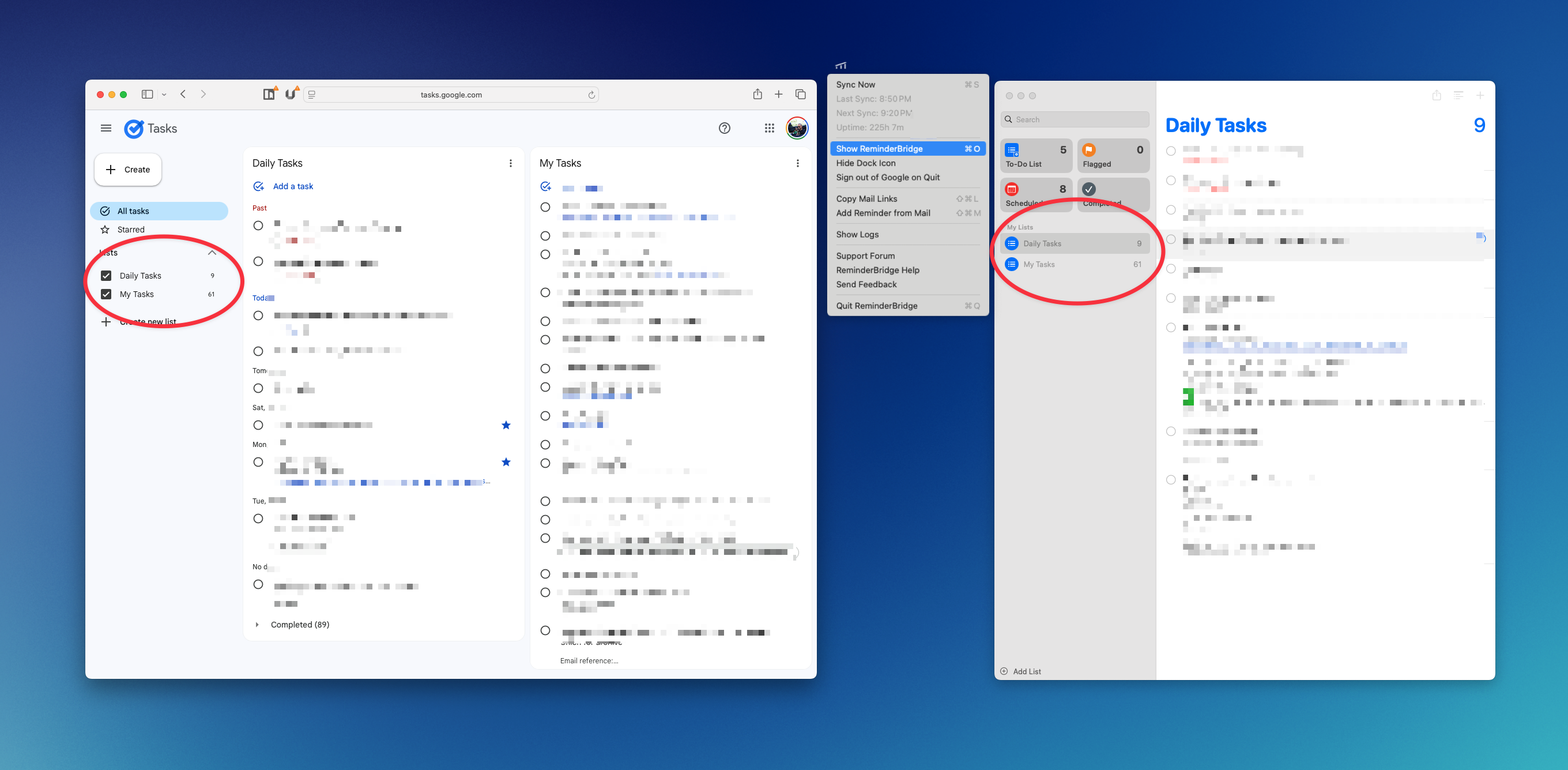 Loop mapping preview